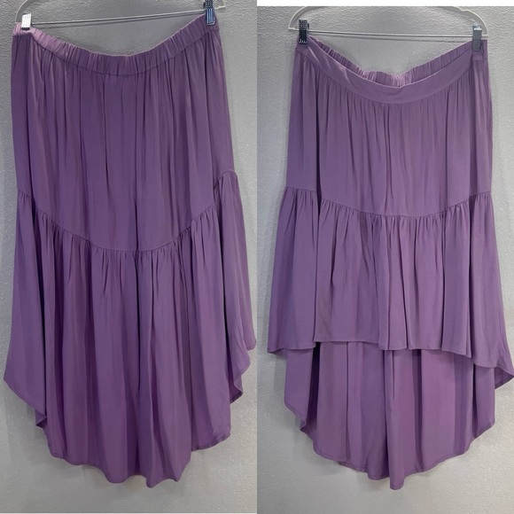 NWT The Drop Women's Lavendula High Low Hem Tiered Skirt SIZE XXL - Picture 14 of 17